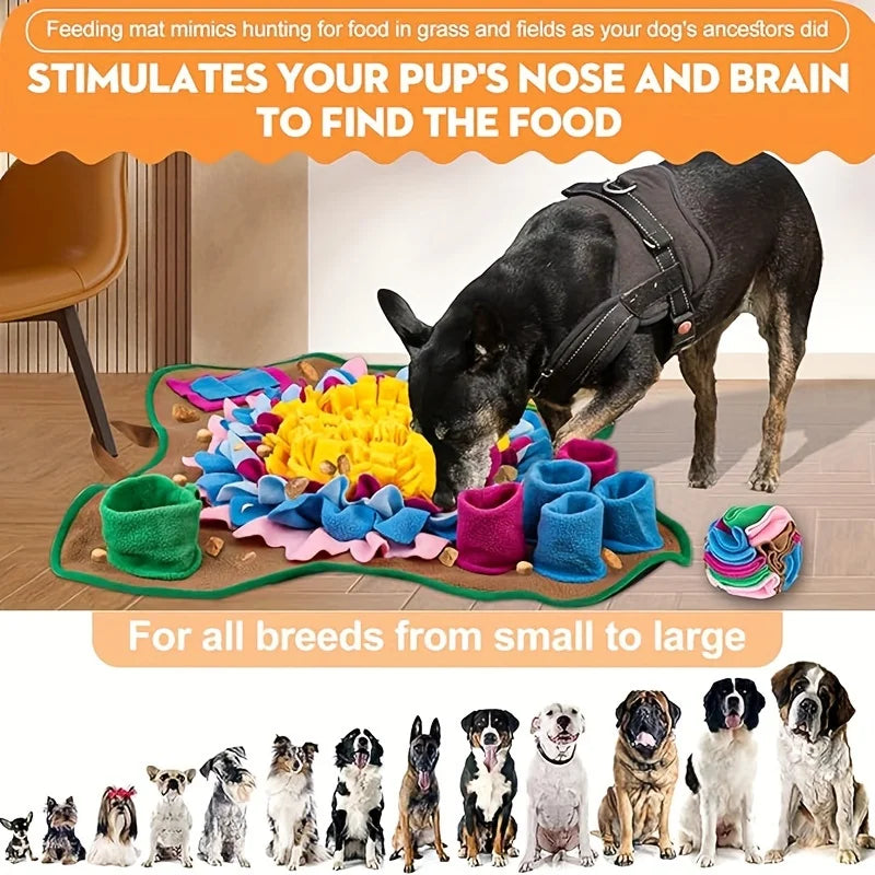 Dog Snuffle Mat for Nosework & Slow Feeding