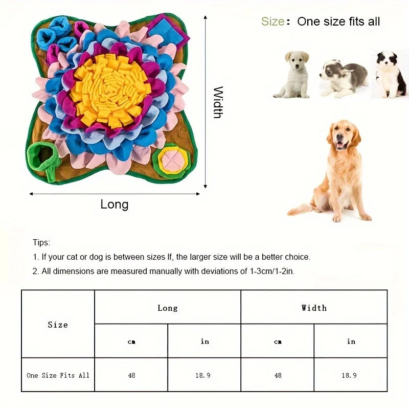 Dog Snuffle Mat for Nosework & Slow Feeding