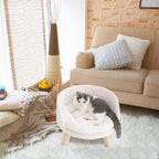 Elevated Pet Bed with Legs – Cozy Cat & Small Dog Sofa