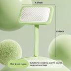 Self-Cleaning Pet Grooming Brush for Dogs and Cats