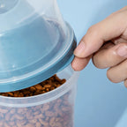 Pet Food & Grain Storage Container with Measuring Cup