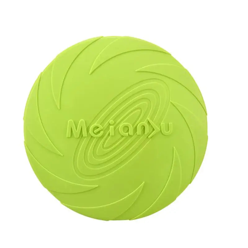 Durable Rubber Dog Frisbee Toy for Outdoor Play