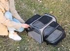 Expandable Airline Approved Pet Carrier for Cats & Dogs