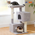 Multi-Level Cat Tree Tower with Condo & Scratching Posts