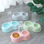 2-in-1 Pet Feeder with Automatic Water Dispenser