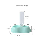 2-in-1 Pet Feeder with Automatic Water Dispenser