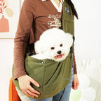 Pet Sling Carrier Bag – Small Dog & Cat Travel Pouch