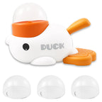 Duck-Shaped Interactive Dog Food Dispenser Toy