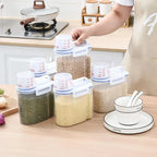 Airtight Food Storage Container with Measuring Cup
