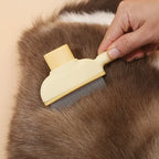 Self-Cleaning Pet Grooming Brush for Cats & Dogs