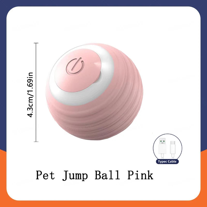 Automatic Interactive Pet Ball for Dogs and Cats