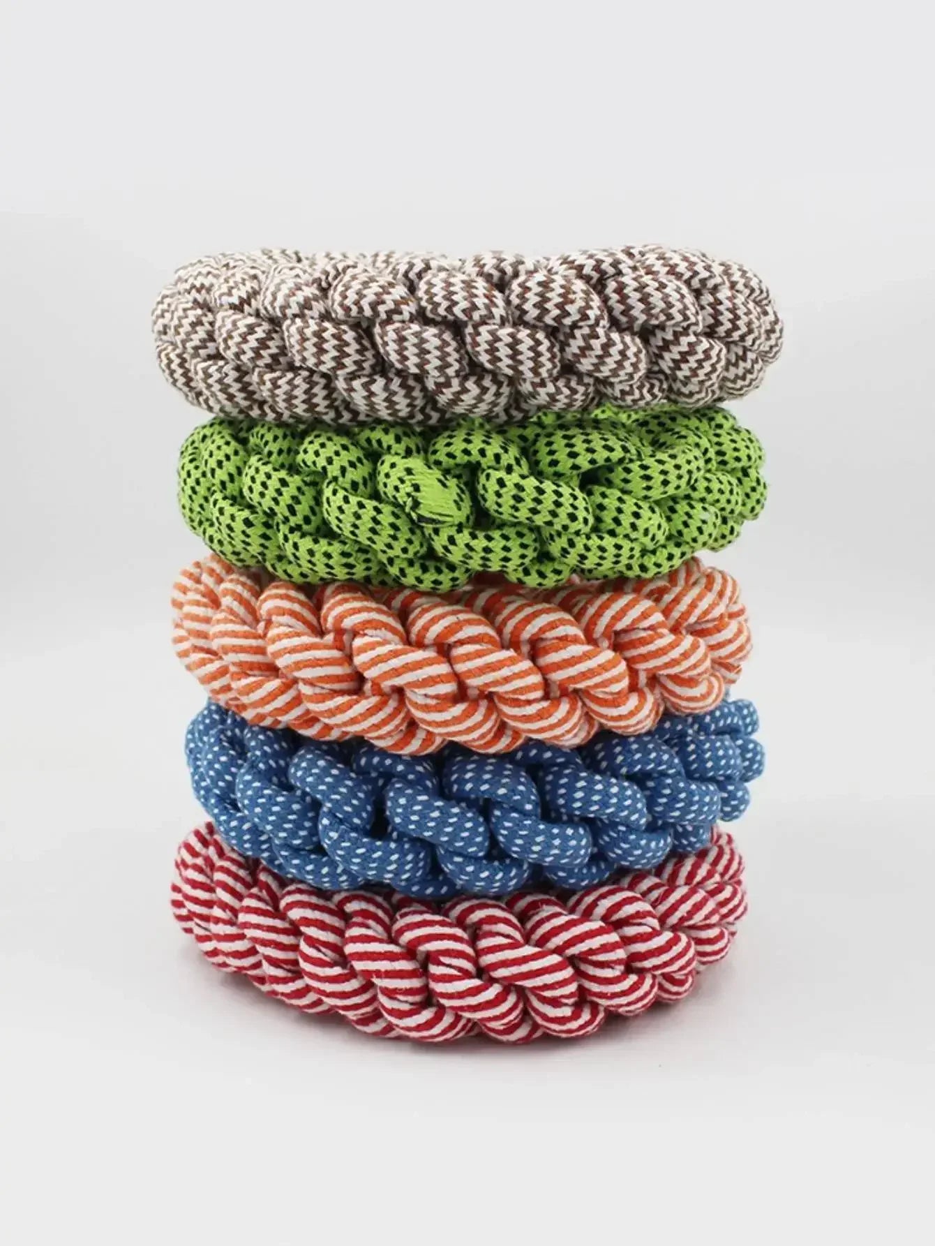 Durable Rope Chew Ring Toy for Dogs
