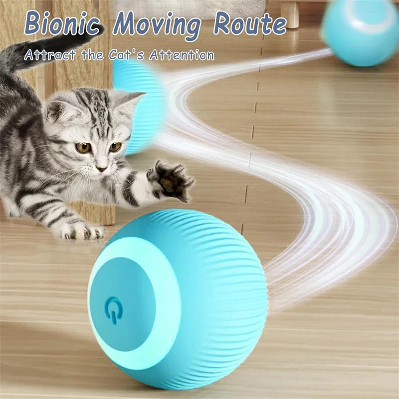 Automatic Interactive Pet Ball for Dogs and Cats