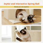 Multi-Level Cat Tree Tower with Condo & Scratching Posts