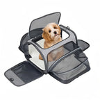 Expandable Airline Approved Pet Carrier for Cats & Dogs